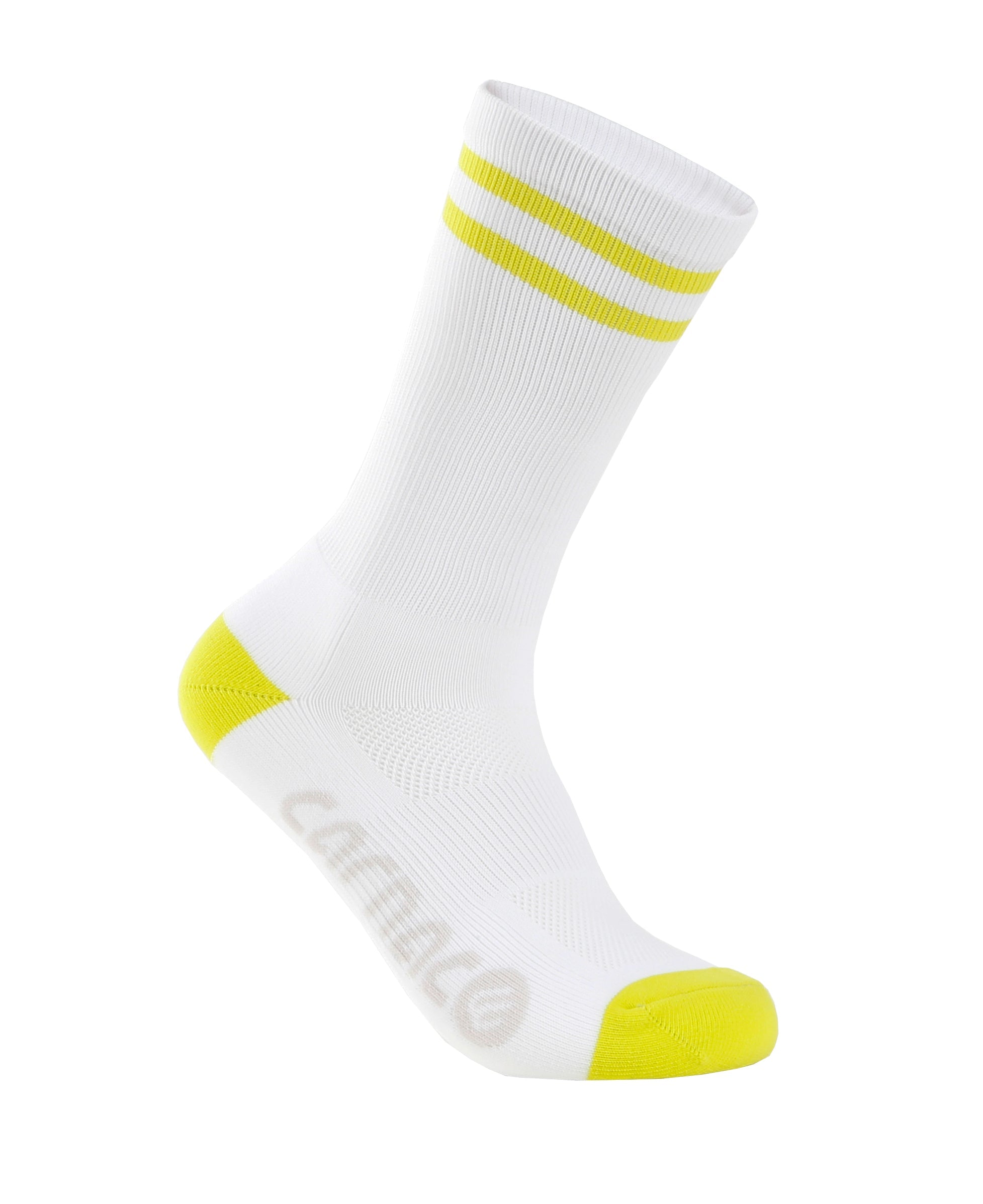Chaussettes de cyclisme Fusion PWR Cycle Sock CLX Wit 41-43 Chaussettes de cyclisme Fusion PWR Cycle Sock CLX Wit 41-43