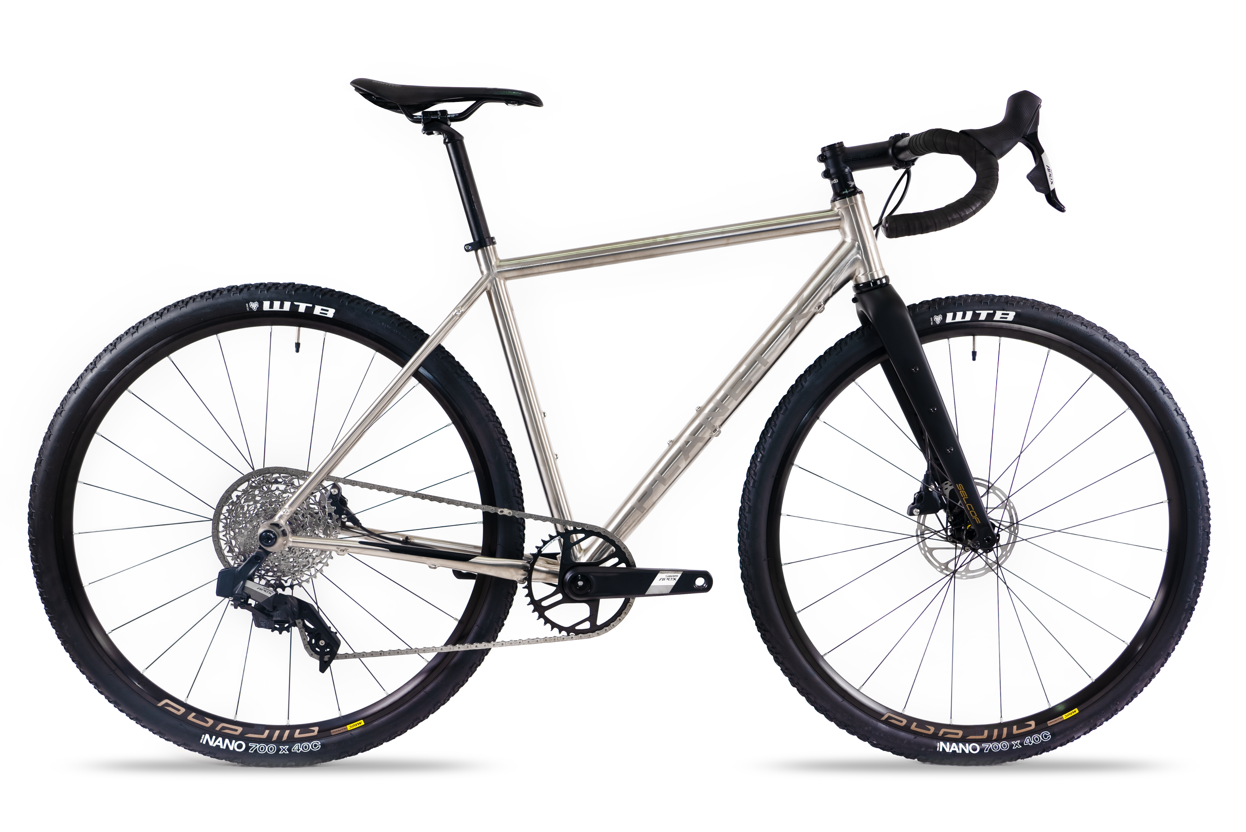 tempest gravel bike Planet X Tempest SRAM Apex AXS Titanium Gravel Bike