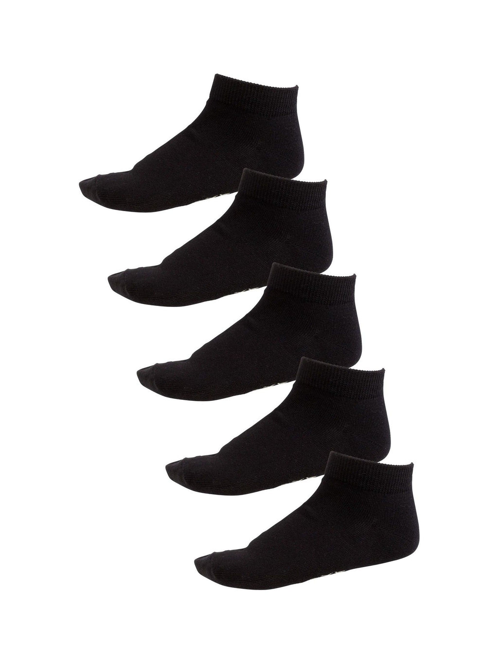 Black 7 Pack Men's Trainer Socks