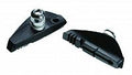 Jobsworth 55mm Angle Adjustable One- Piece Road Brake Shoes-Planet X