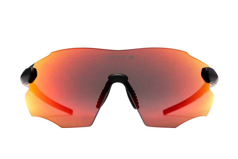 Carnac Equipe V2 Sunglasses / Matt Black / Red Black Revo-Planet X