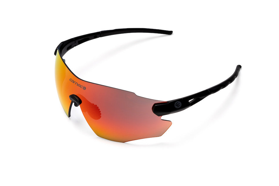 Carnac Equipe V2 Sunglasses / Matt Black / Red Black Revo-Planet X