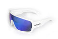 Carnac Feldman Sunglasses / Matt White / Blue Revo