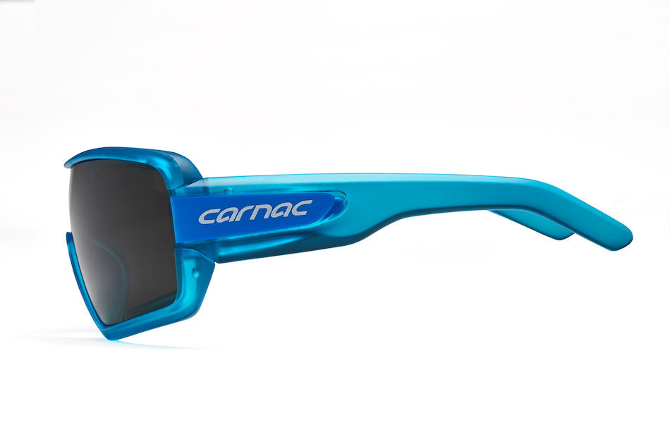 Carnac Feldman Polarised Sunglasses / Crystal Blue / Polarised Smoke Lenses