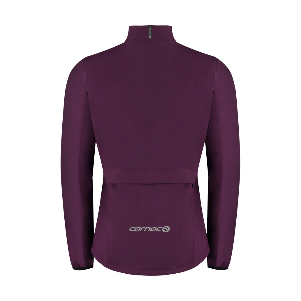 Carnac Men's Burgundy Waterproof Cycling Rain Jacket