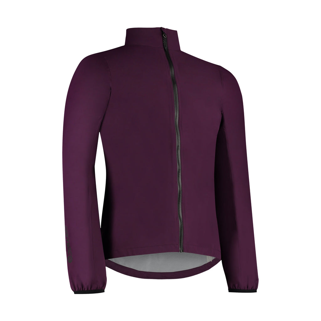 Carnac Men's Burgundy Waterproof Cycling Rain Jacket