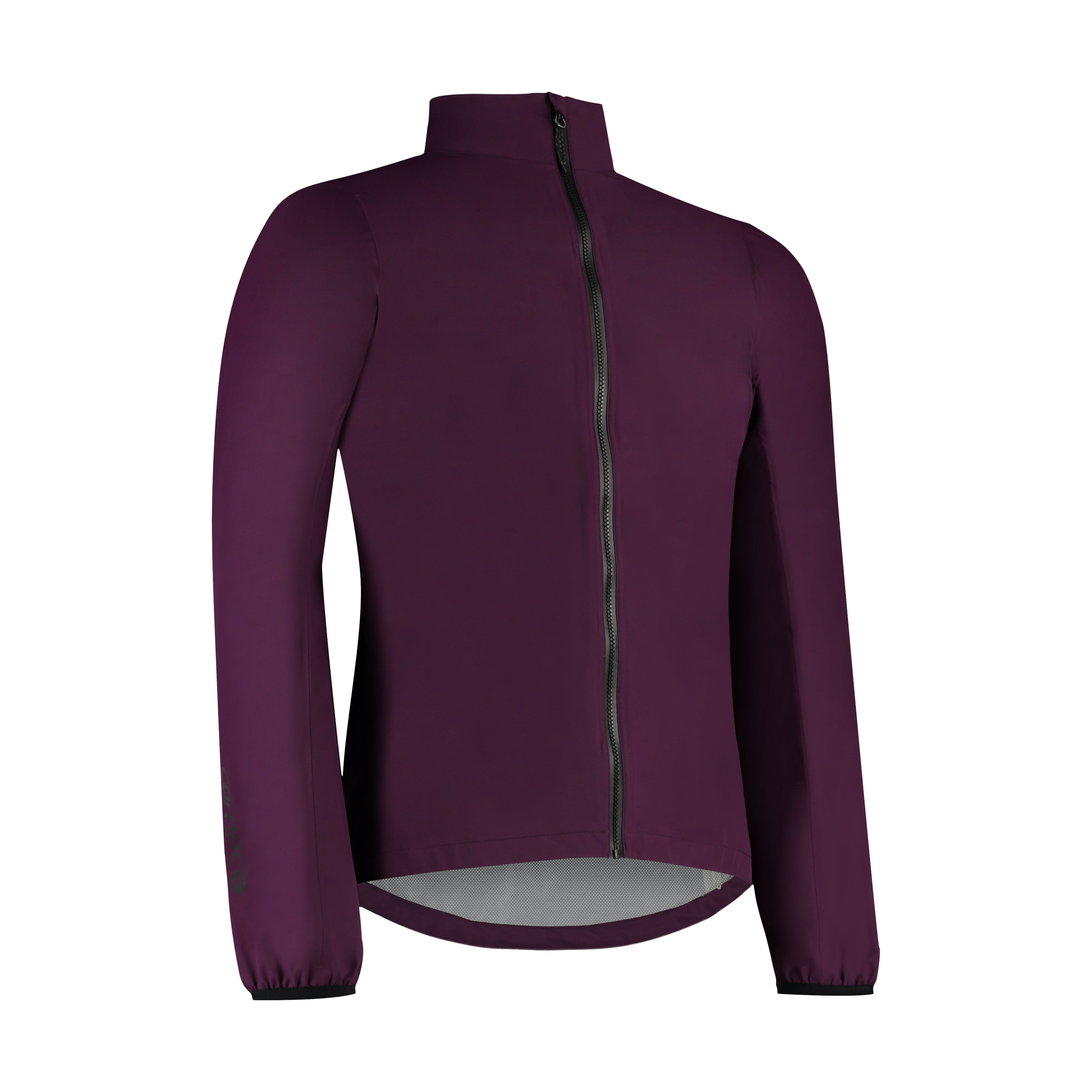 Carnac Men's Burgundy Waterproof Cycling Rain Jacket