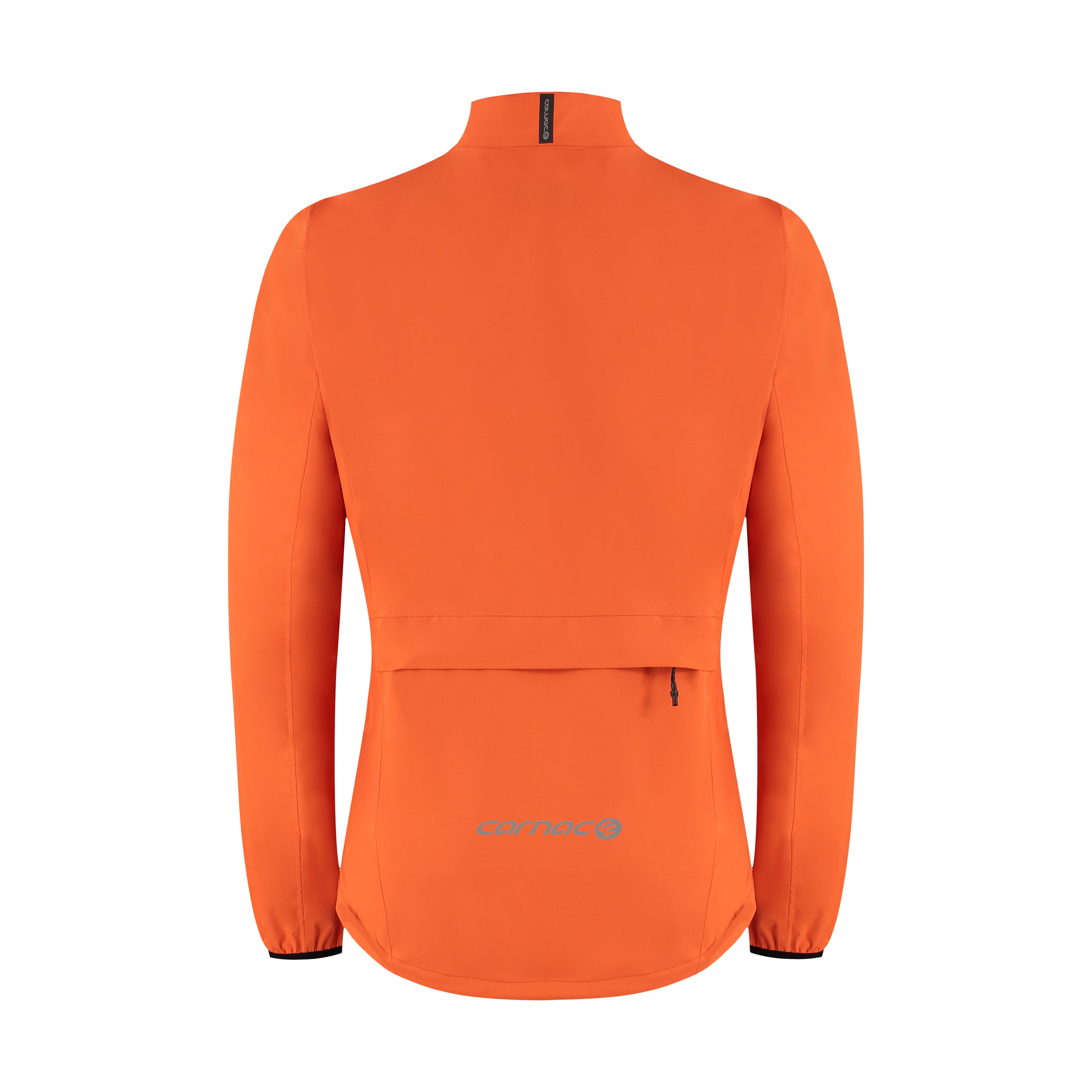 Carnac Men's Orange Waterproof Cycling Rain Jacket