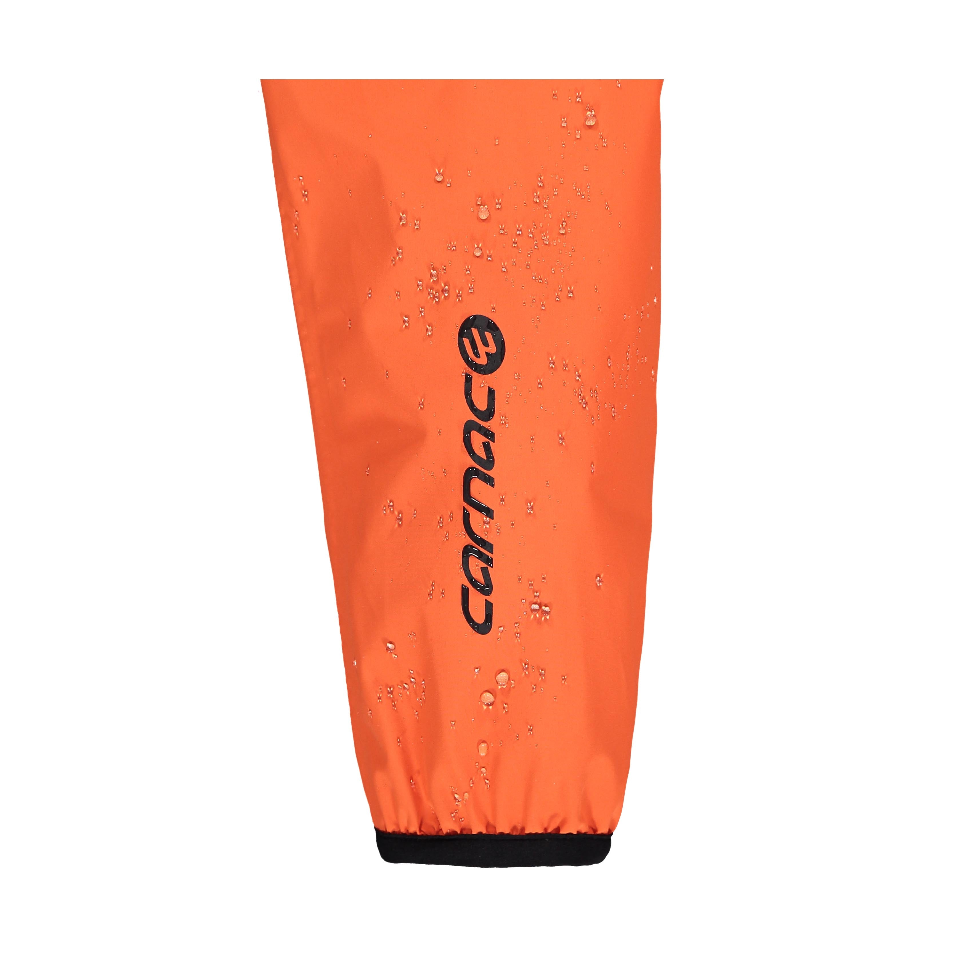 Carnac Men's Orange Waterproof Cycling Rain Jacket