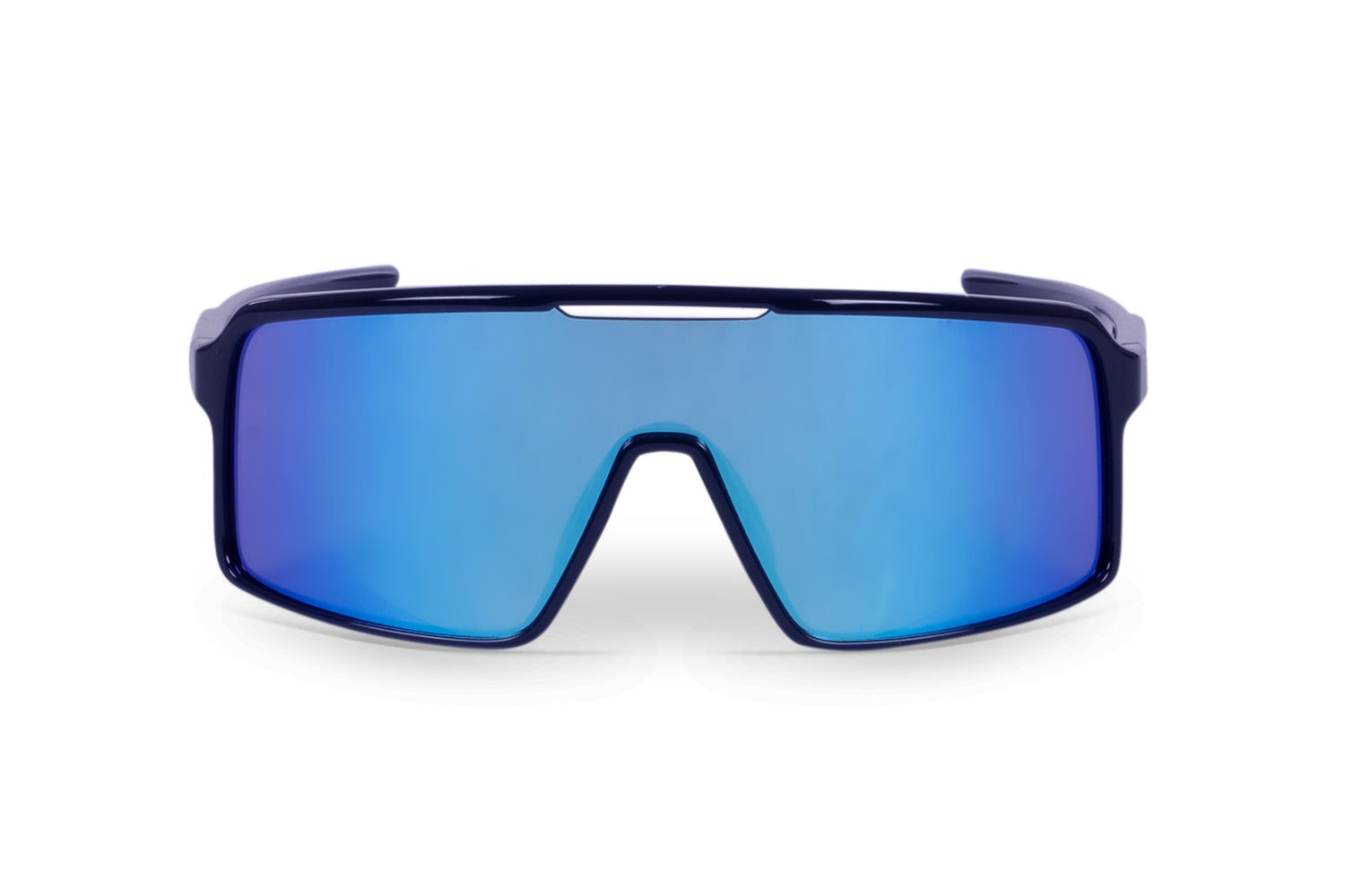 Carnac Juno Sunglasses / Dark Navy Frame & Ice Blue Revo Lens-Planet X