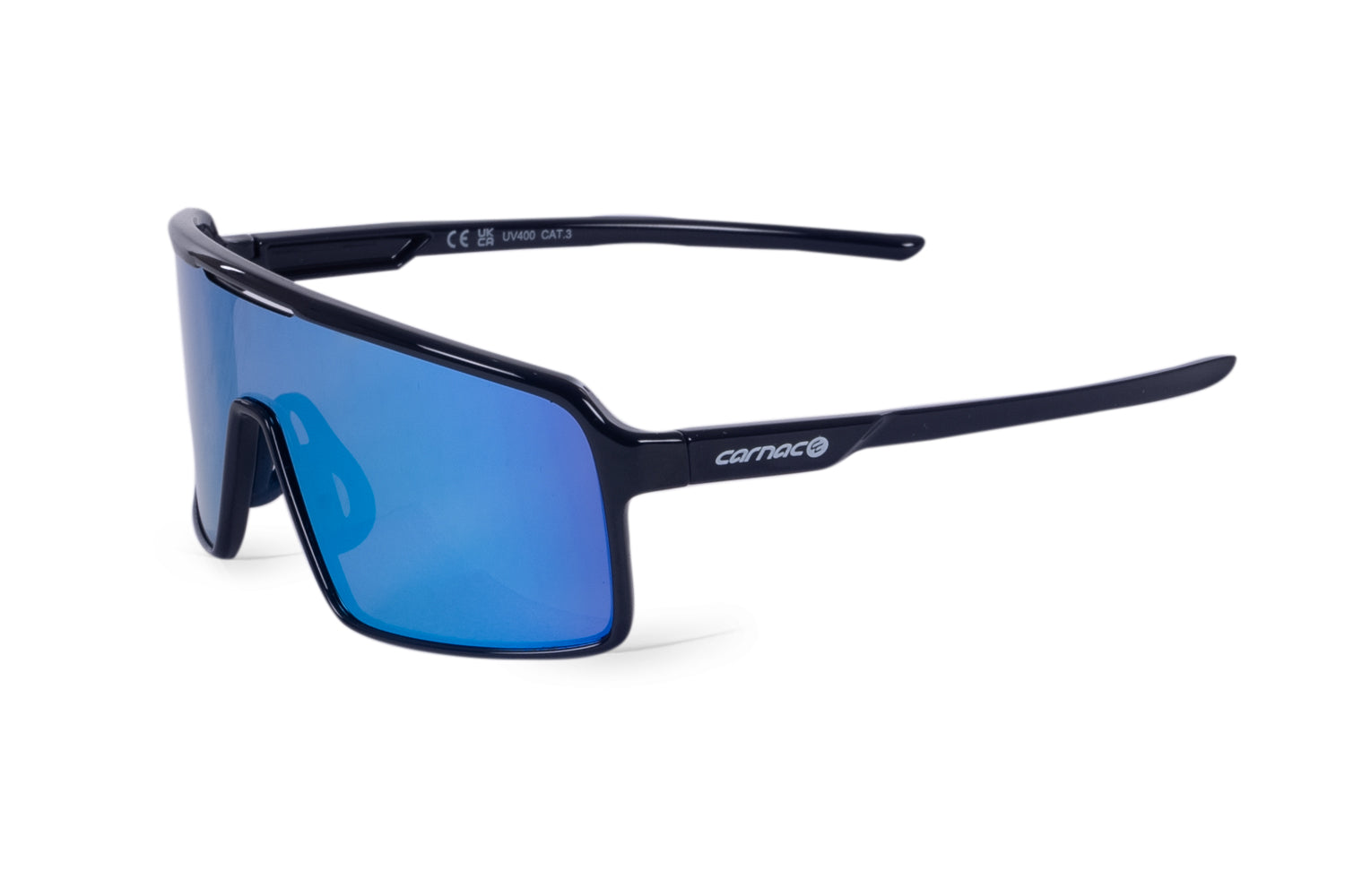 Carnac Juno Sunglasses / Dark Navy Frame & Ice Blue Revo Lens-Planet X