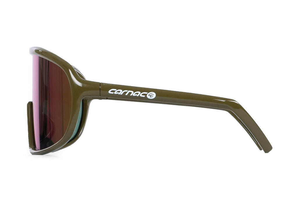 Carnac Para Sunglasses / Olive Frame & Green Revo Lens-Planet X
