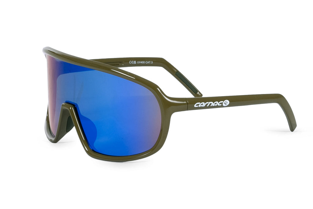 Carnac Para Sunglasses / Olive Frame & Green Revo Lens-Planet X