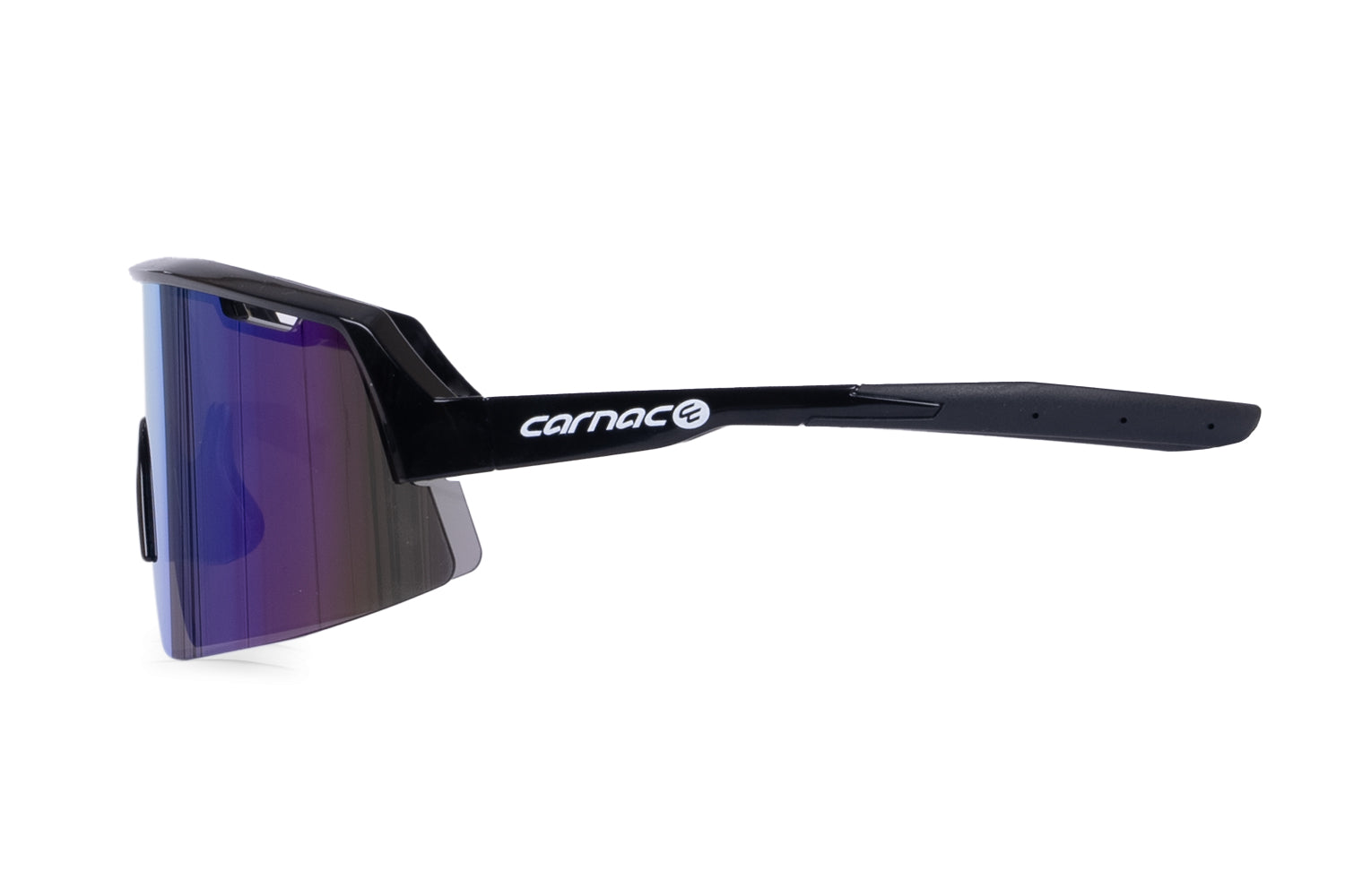 Carnac Vesta Sunglasses / Jet Black Frame & Ice Blue Revo Lens-Planet X
