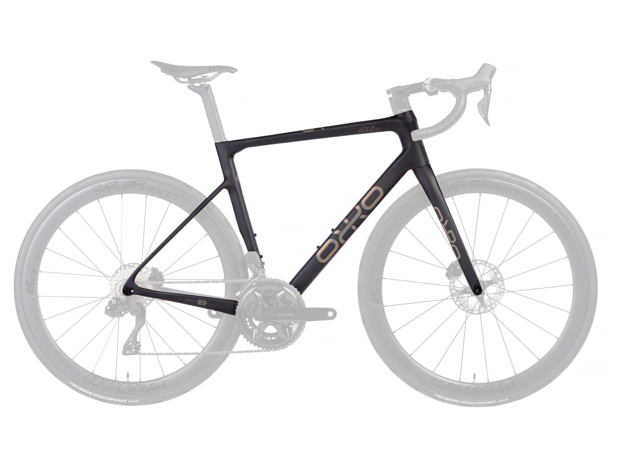 Orro Gold STC Frameset - Stealth Black
