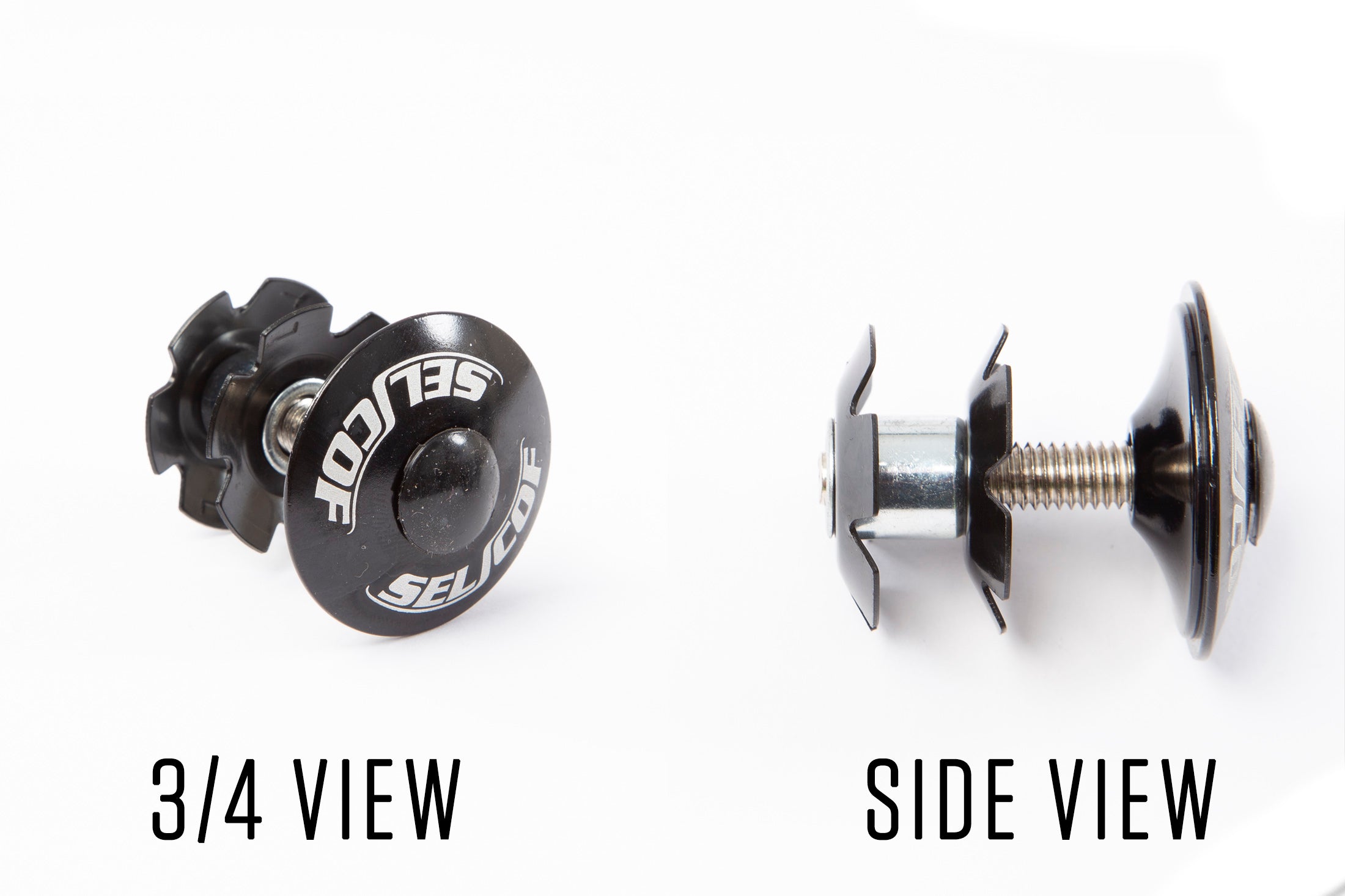 Selcof Black Top Cap And Star Nut-Planet X