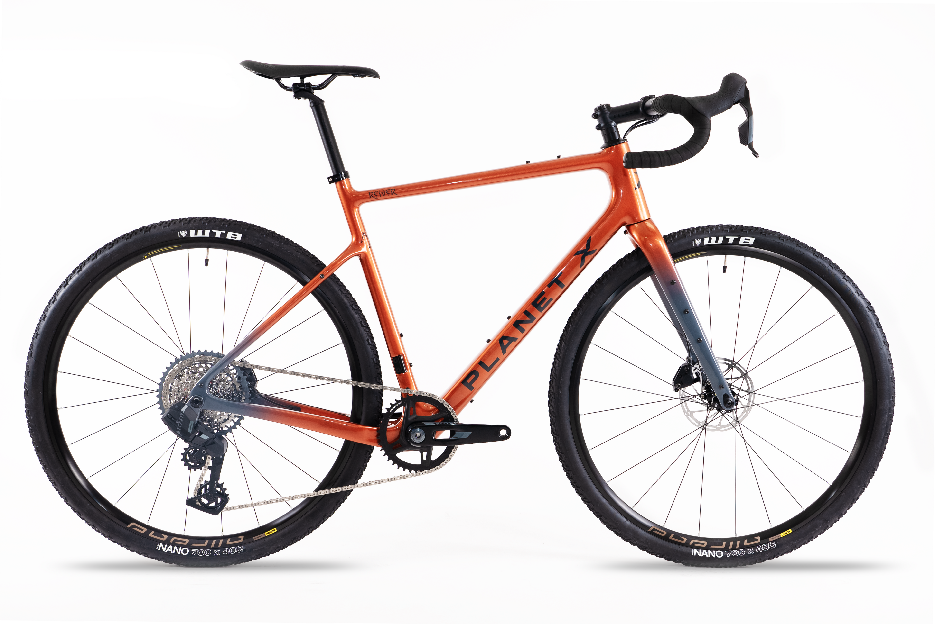 36er gravel bike Planet X Reiver SRAM Rival AXS E1 XPLR Gravel Bike