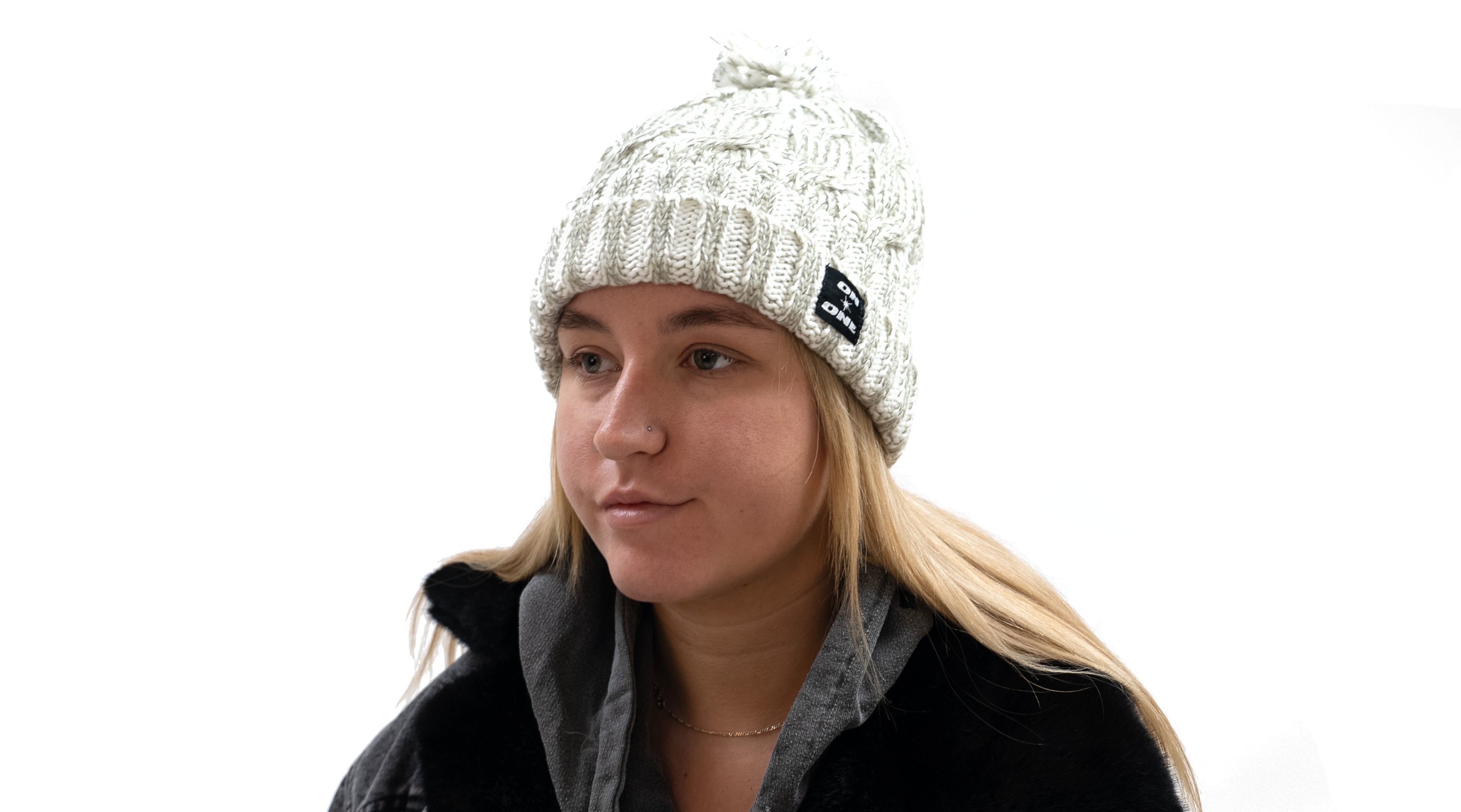 On-One Reflective Bobble Beanie