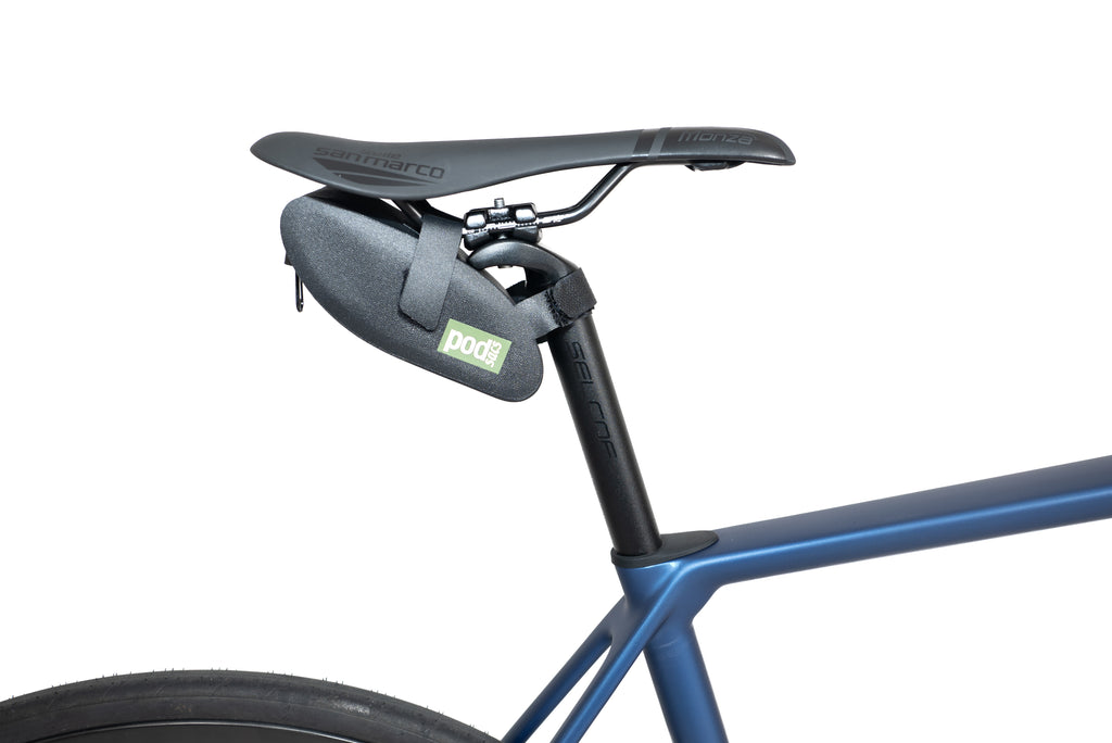 PODSACS Daytripper Waterproof Black Saddle Bag 0.3L