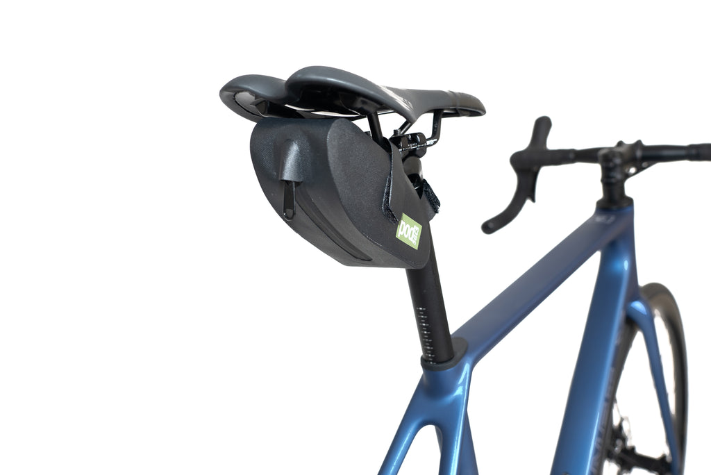 PODSACS Daytripper Waterproof Black Saddle Bag 0.3L