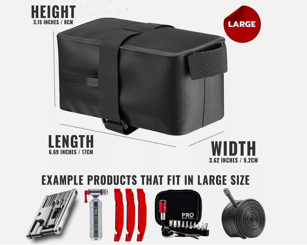 Pro Bike Tool Saddle Bag - Large