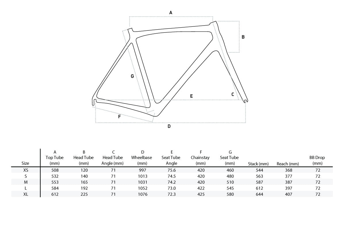 Orro Terra X Frameset - Blue Matte