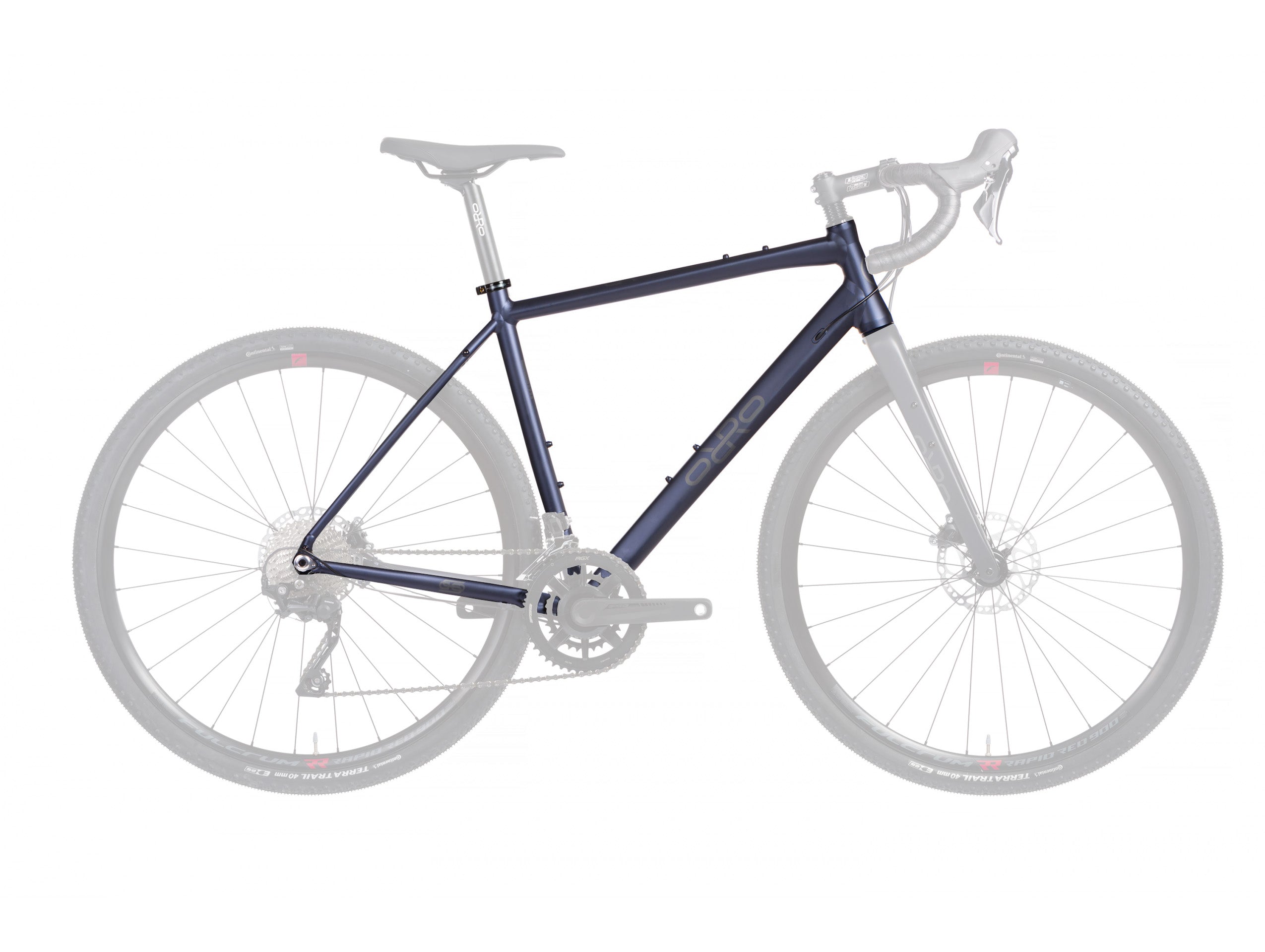 Orro Terra X Frameset - Blue Matte
