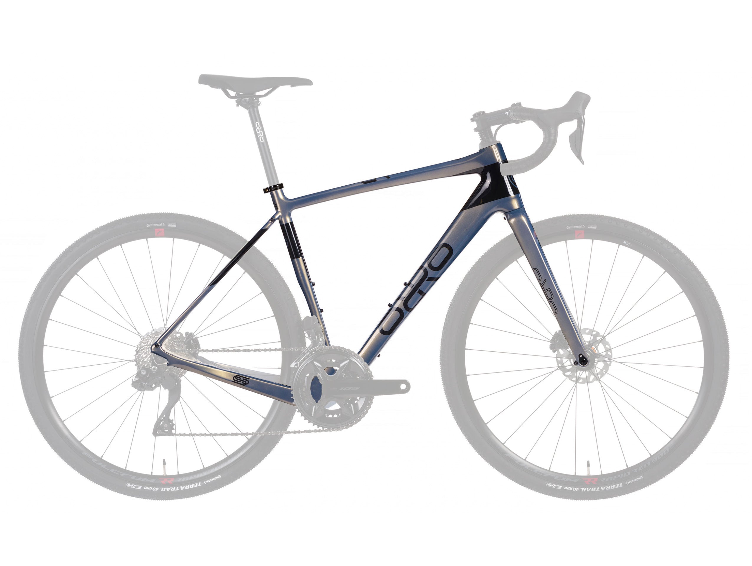 Orro Terra C Frameset - Steel Gloss