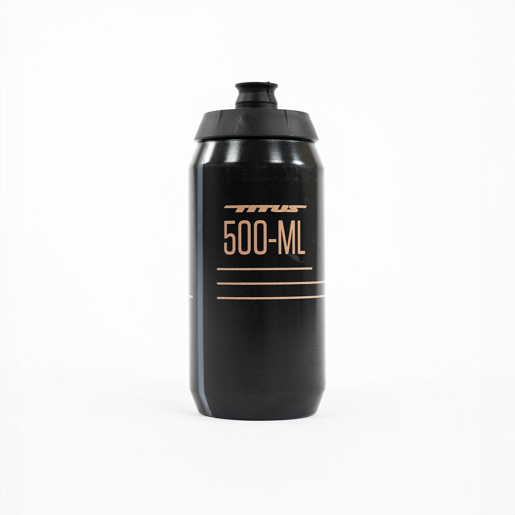Titus 500ml Water Bottle / Black & Gold-Planet X