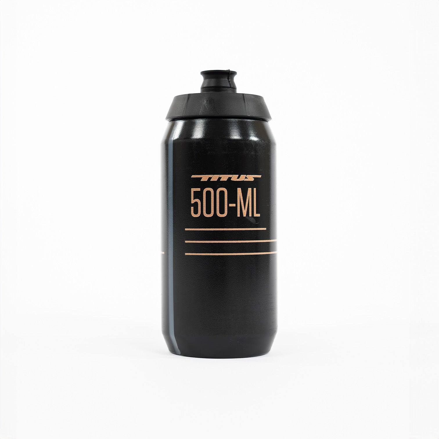 Titus 500ml Water Bottle / Black & Gold-Planet X