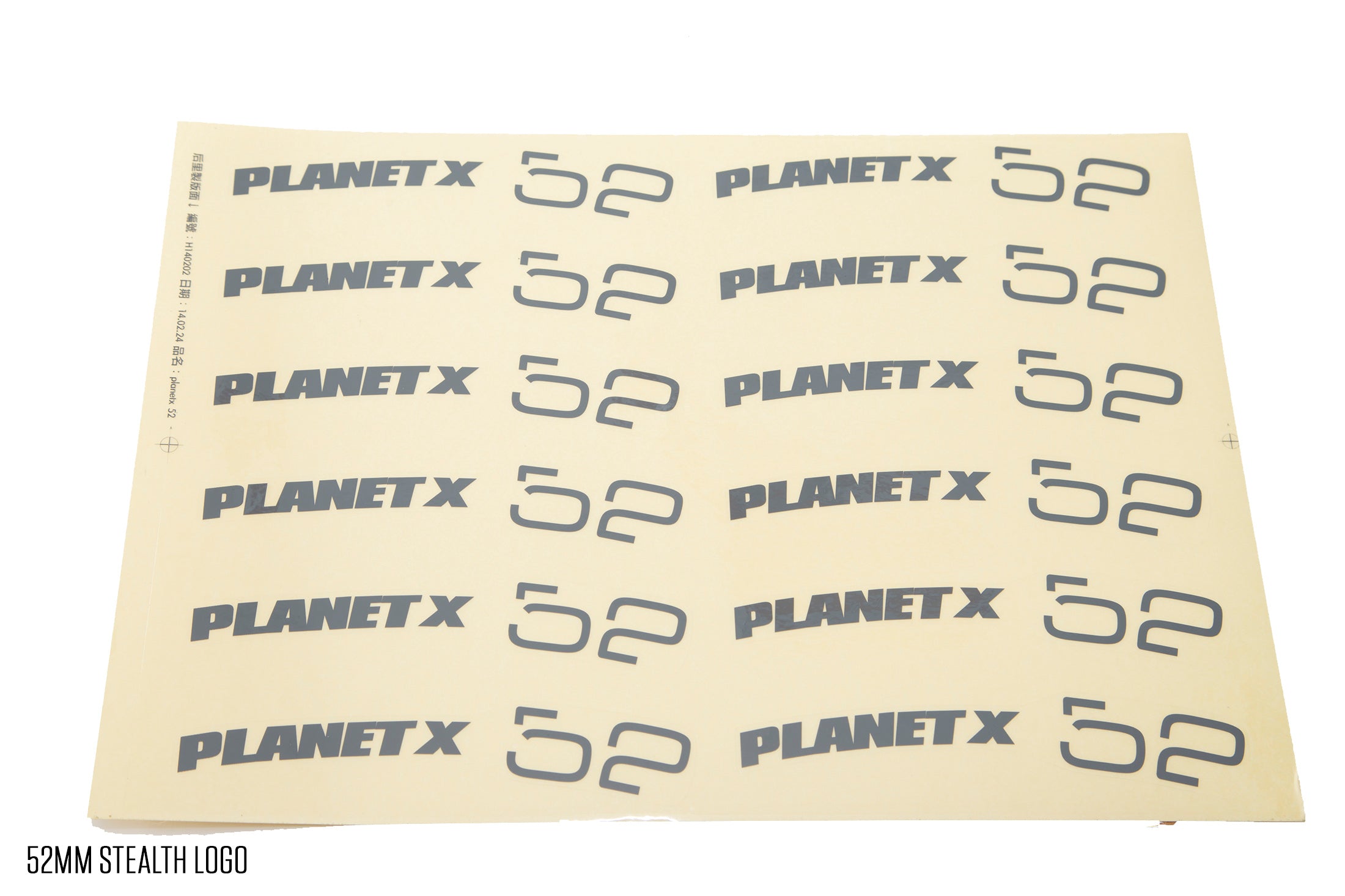 Planet X Wheelset Decals-Planet X