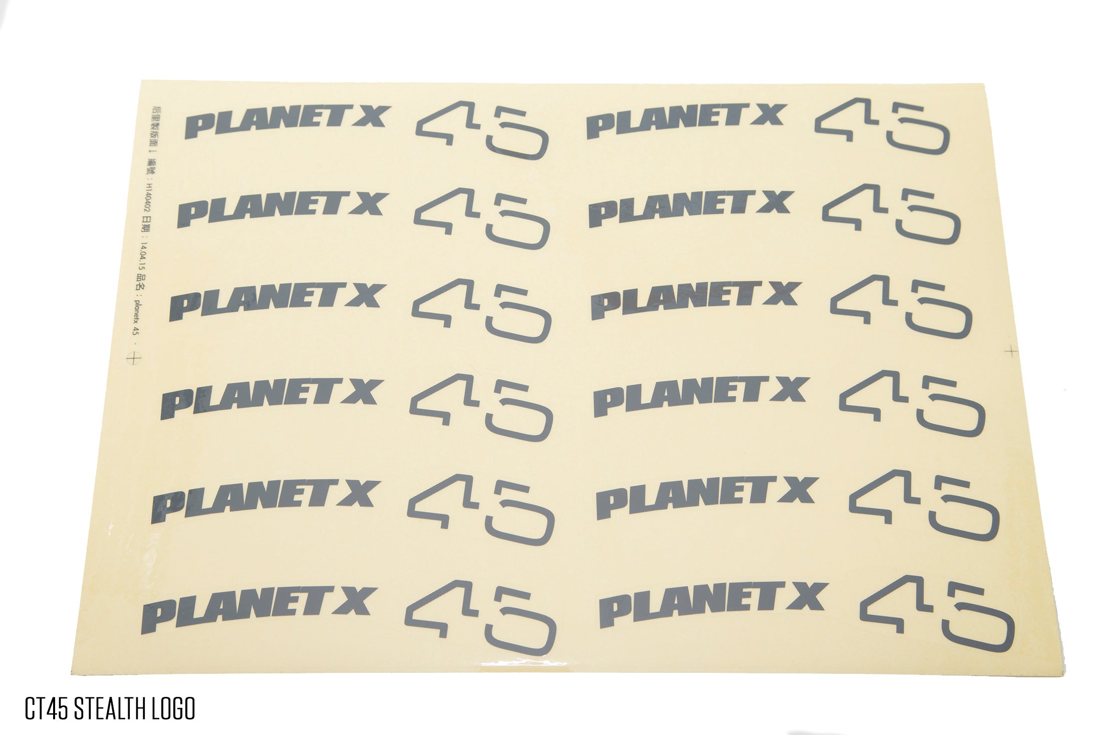 Planet X Wheelset Decals-Planet X