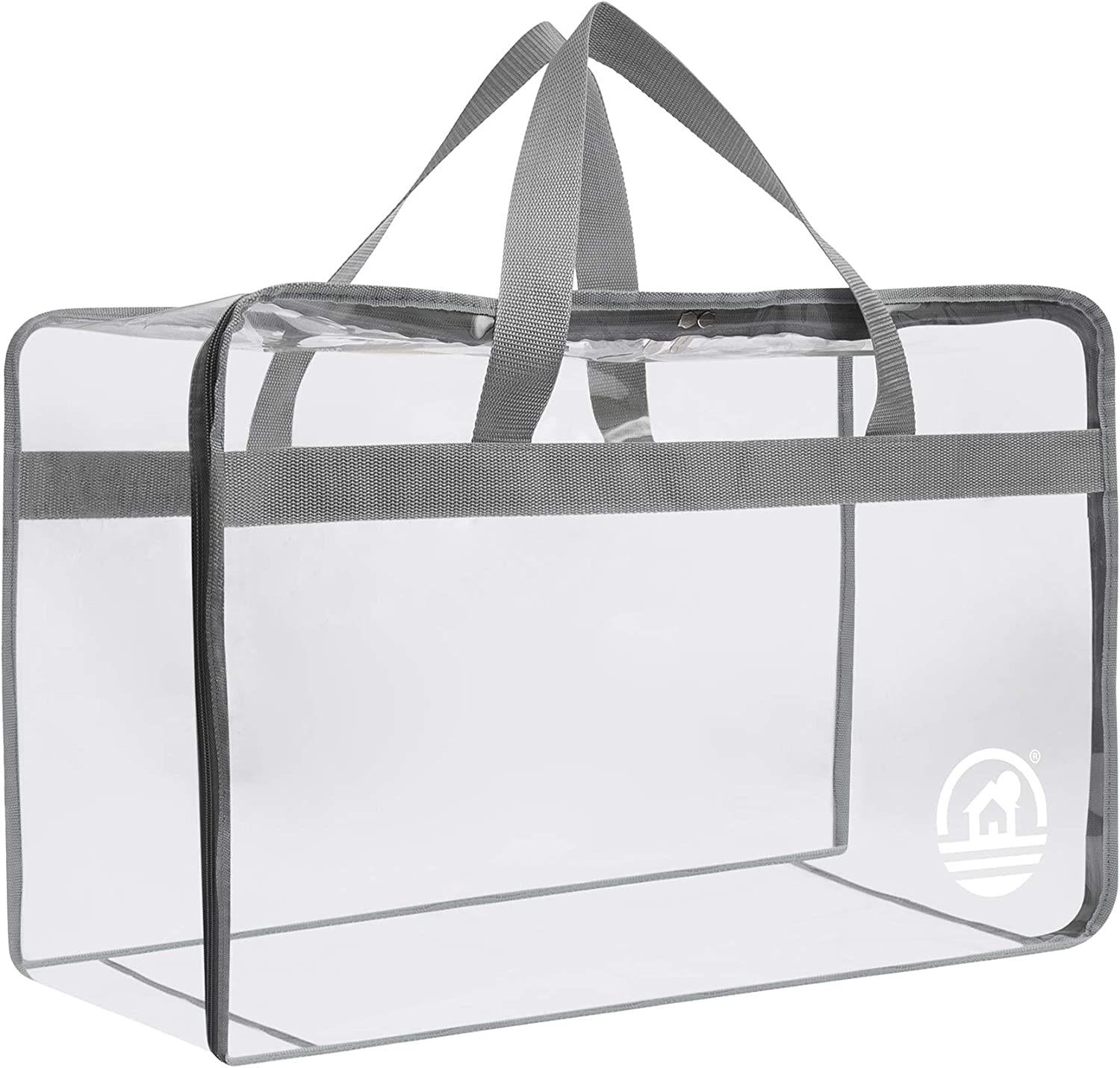 SANCTOME 60L Heavy Duty Waterproof PVC Clear Storage Bag
