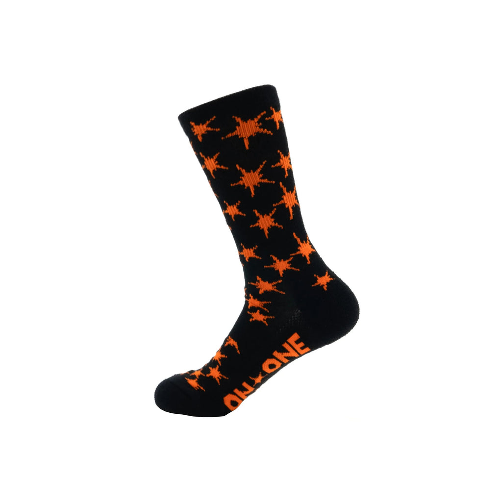 On-One Thicky Merino Socks / Black Splat